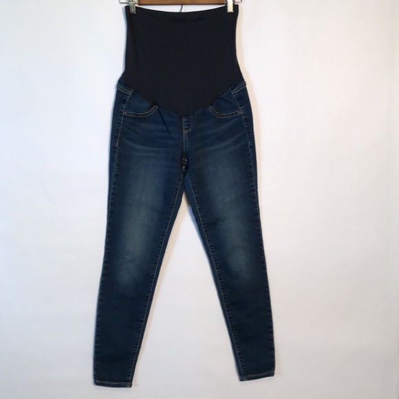 A Glow maternity jeggings sz4 - Picture 2 of 9